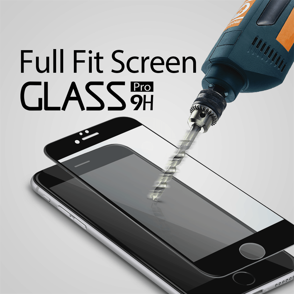 iPhone 7/8 Plus için spada Comfort Tam kaplayan Beyaz Ekran koruma camı