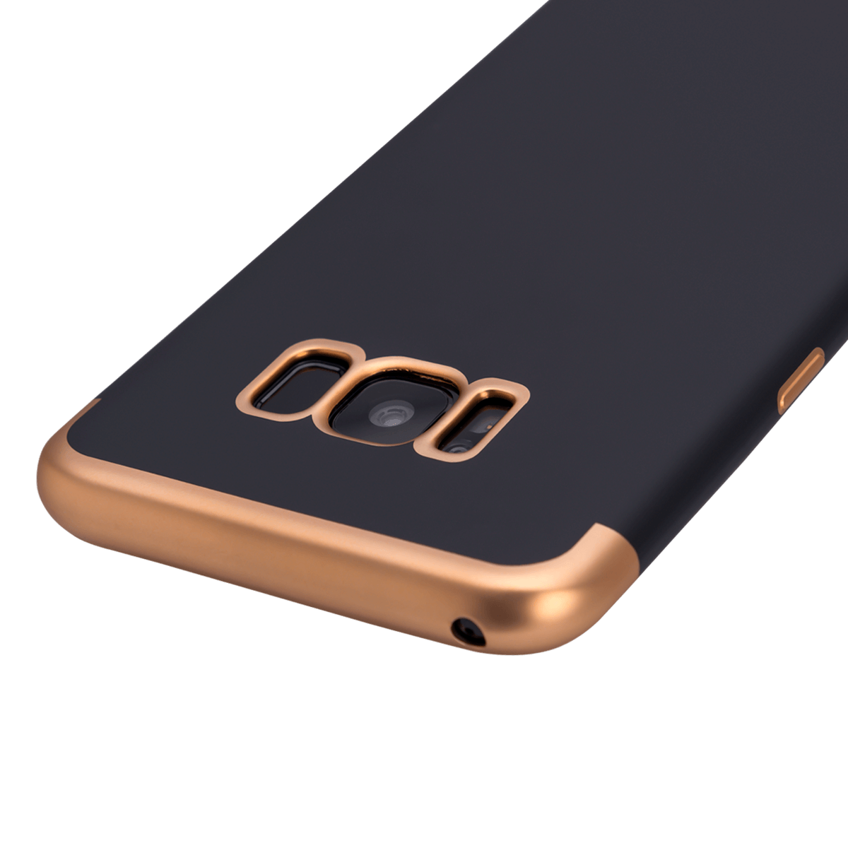 Samsung S8 Plus için spada TRIO Siyah/Gold TPU Kapak