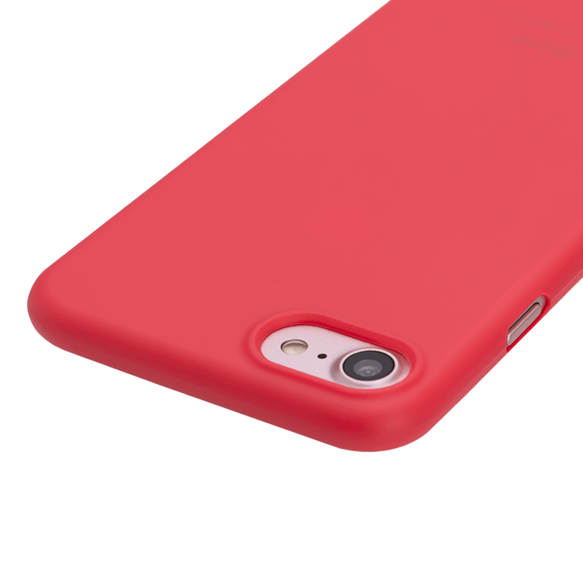 iPhone 7/8/ SE için spada Ultra İnce TPU Kırmızı renk Kapak