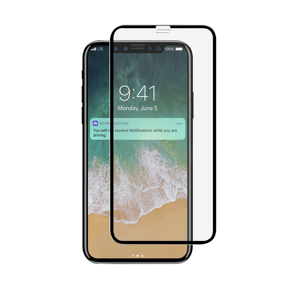 iPhone 12 Mini için spada Comfort Tam kaplayan temperli ekran koruma camı