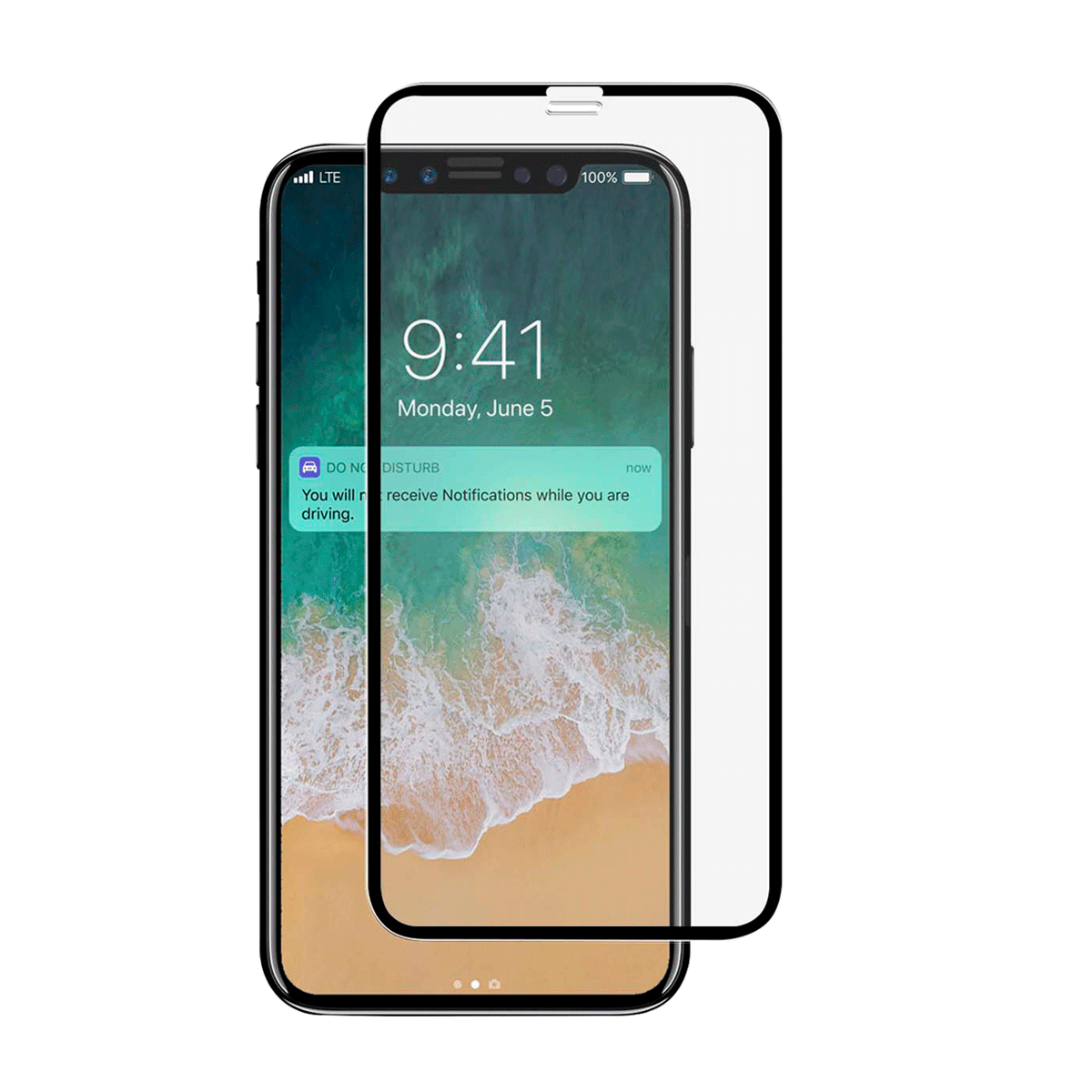 iPhone 12 Mini için spada Mat Tam kaplayan temperli ekran koruma camı