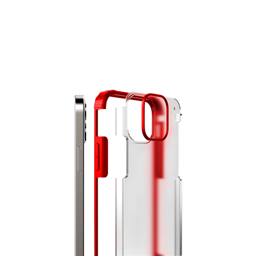 iphone 12 Pro Max için spada Rugged Kırmızı kapak