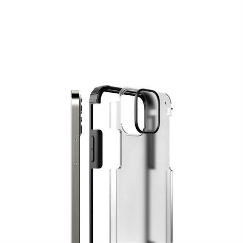 iPhone 12 Mini için spada Rugged Siyah kapak