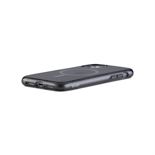 iPhone 14 Plus için spada Magsafe Diamond Siyah Kapak