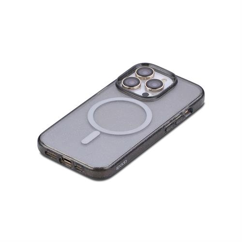 iPhone 14 Pro Max için spada Magsafe Diamond Siyah Kapak