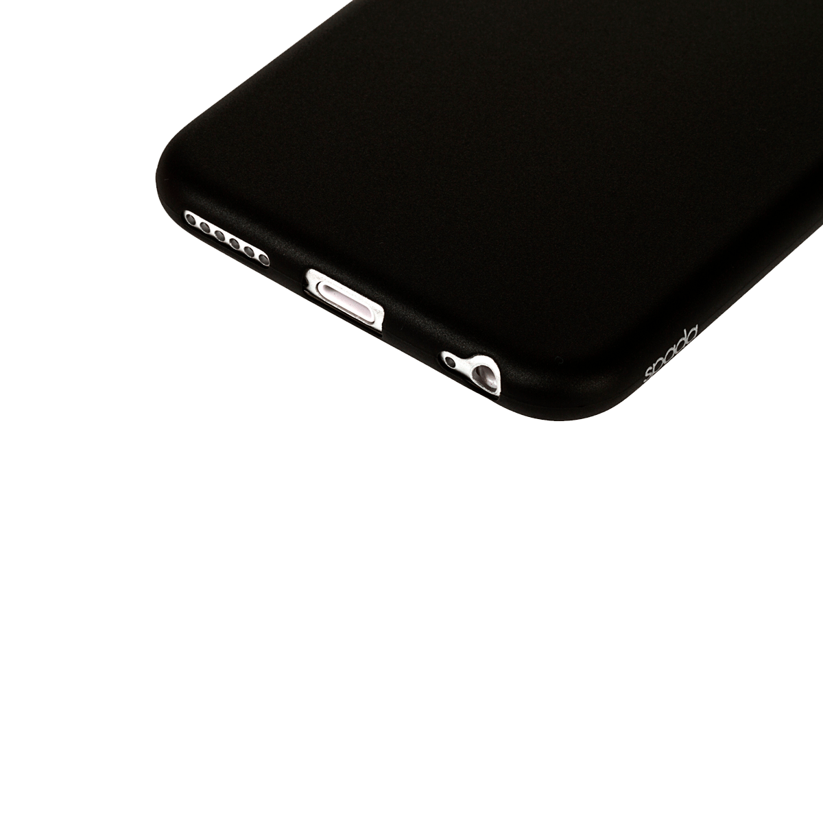 iPhone 6/6S için spada Ultra ince TPU Siyah renk Kapak