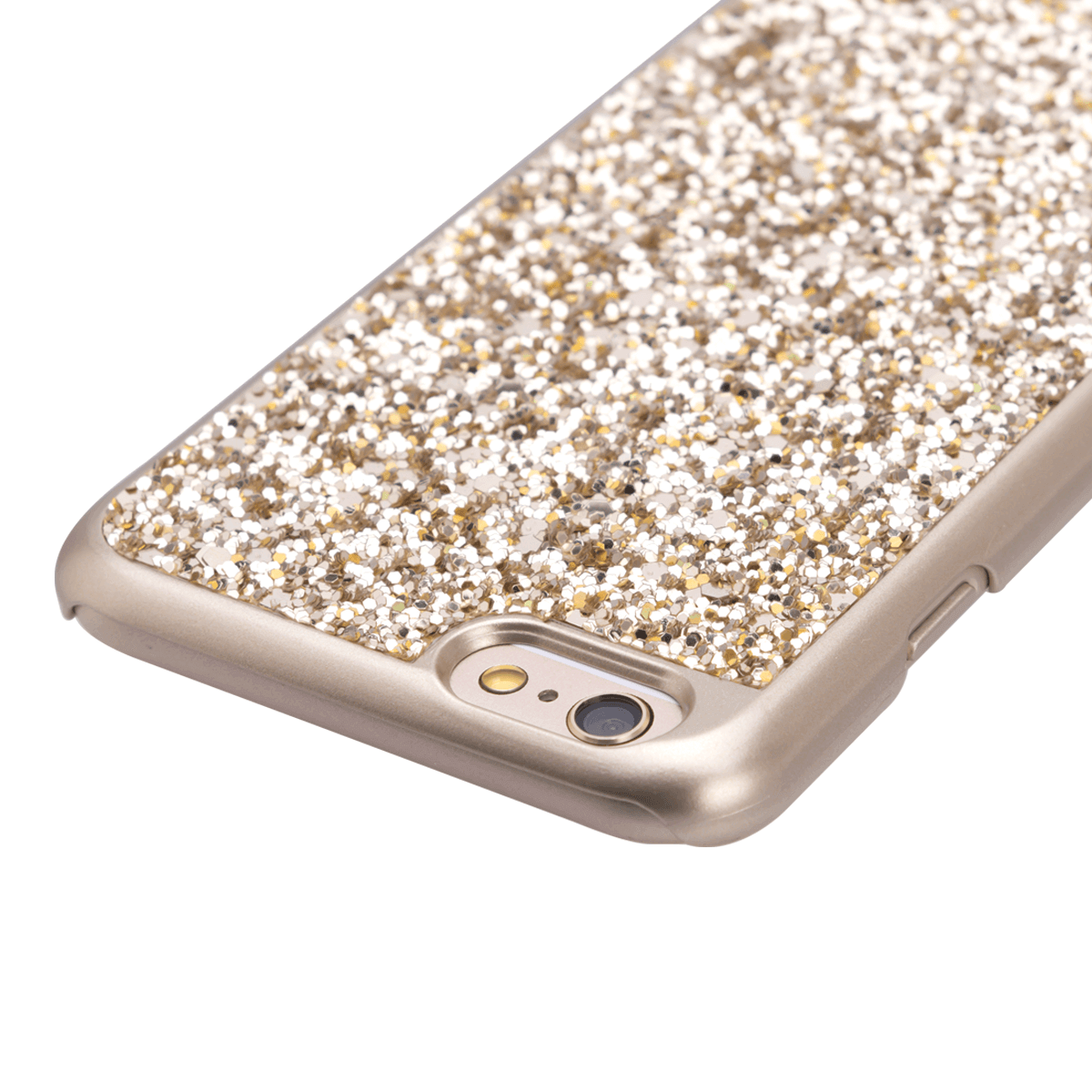 iPhone 6/6S için spada Glitter Gold renk Kapak