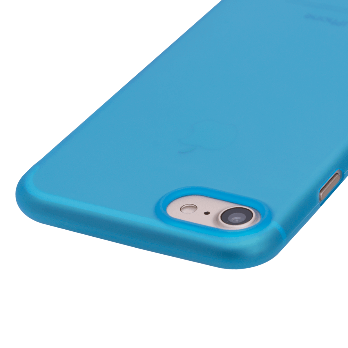 iPhone 7/8/ SE için spada Ultra İnce TPU Mavi renk Kapak