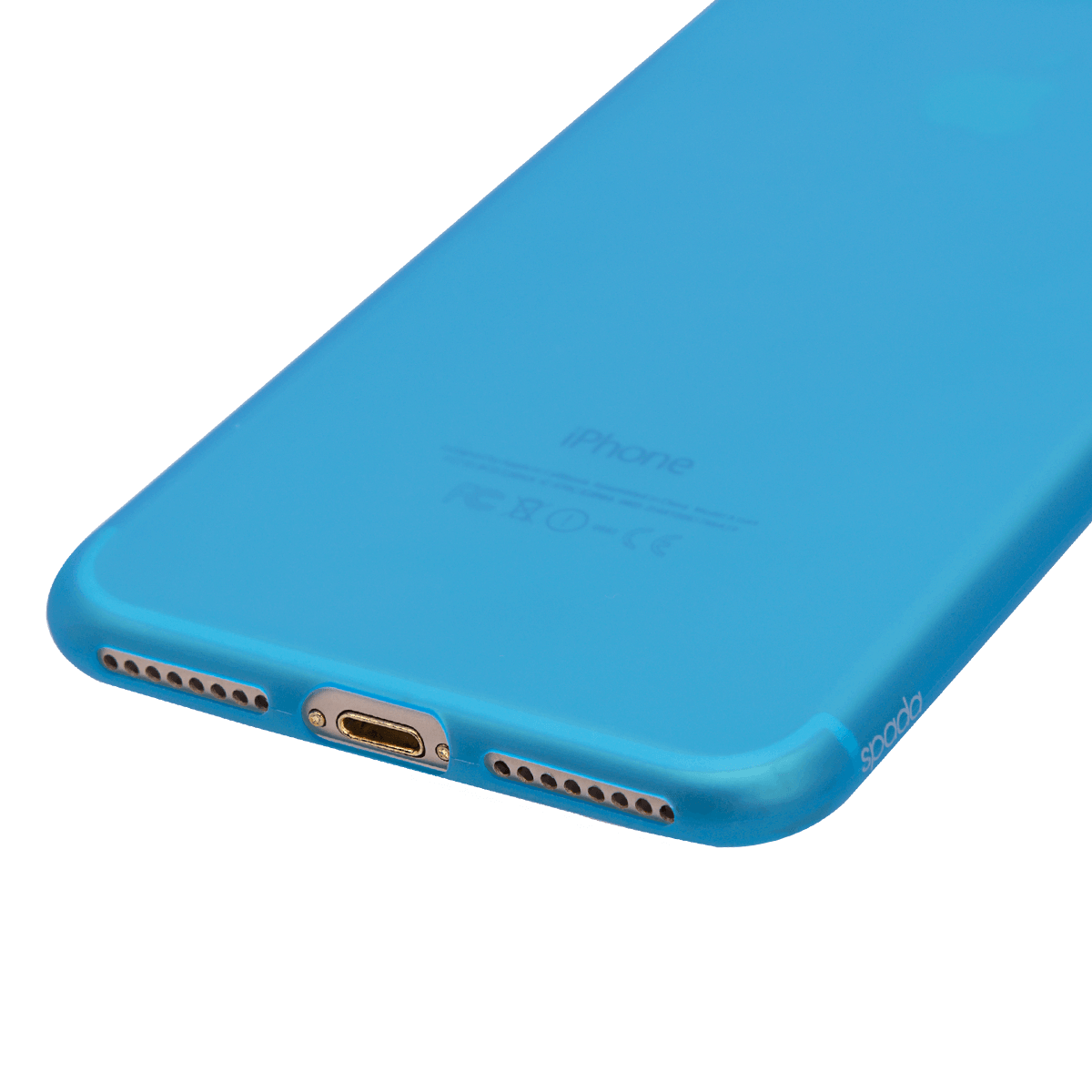 iPhone 7/8 Plus için spada Ultra İnce TPU Mavi renk Kapak