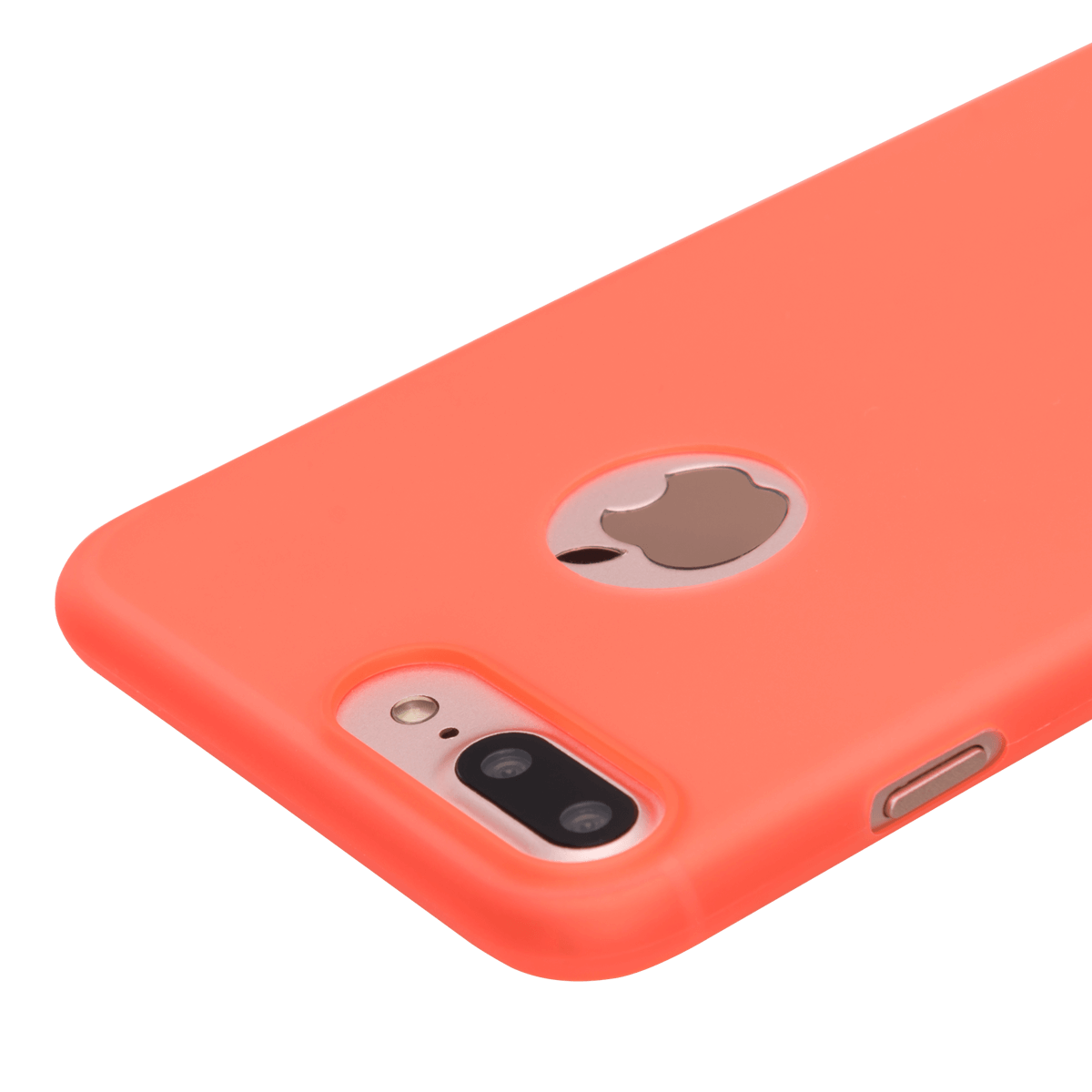 iPhone 7/8 Plus için spada Ultra İnce TPU Turuncu renk Kapak