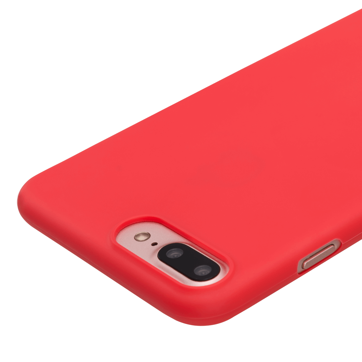 iPhone 7/8 Plus için spada Ultra İnce TPU Kırmızı renk Kapak