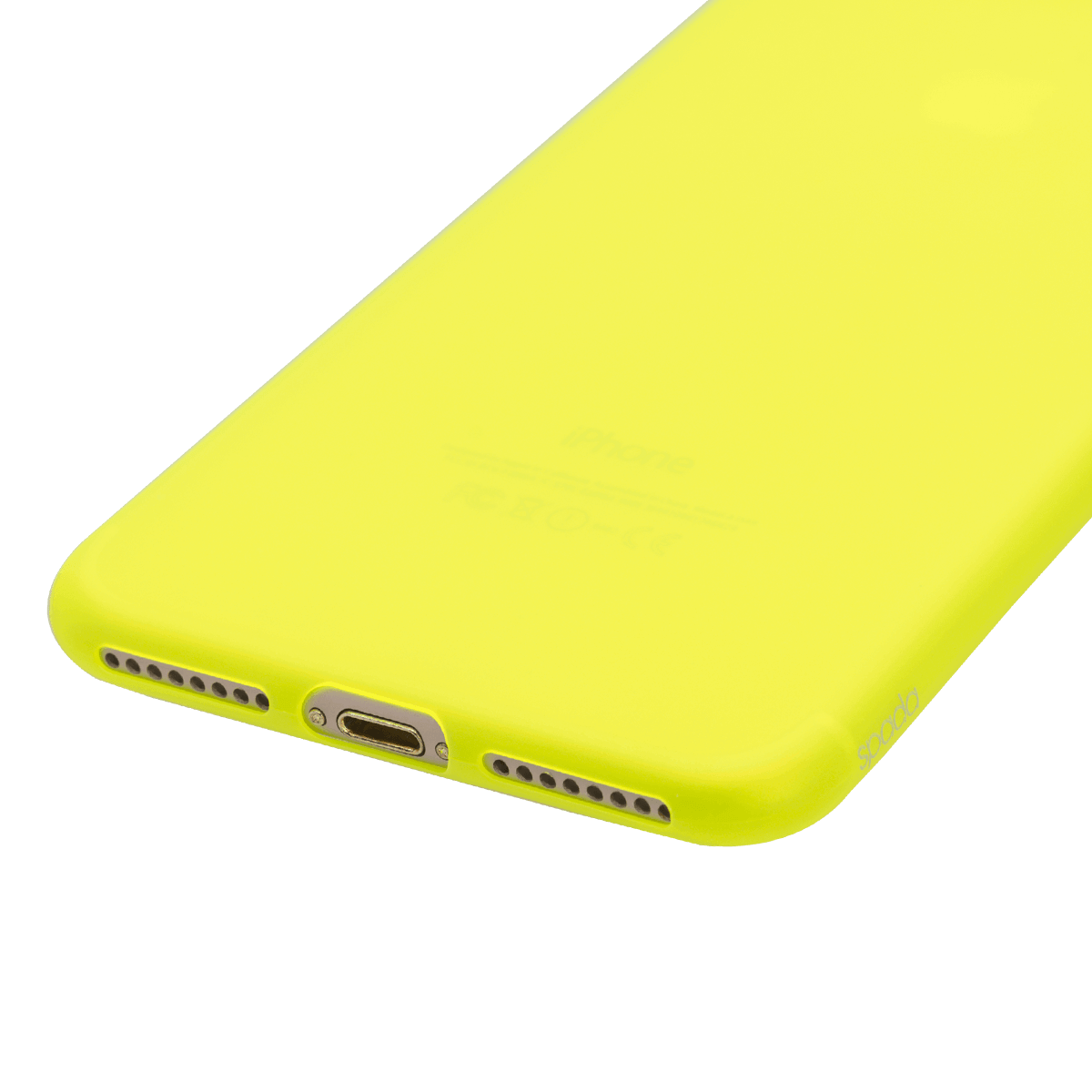 iPhone 7/8 Plus için spada Ultra İnce TPU Limon Sarısı renk Kapak
