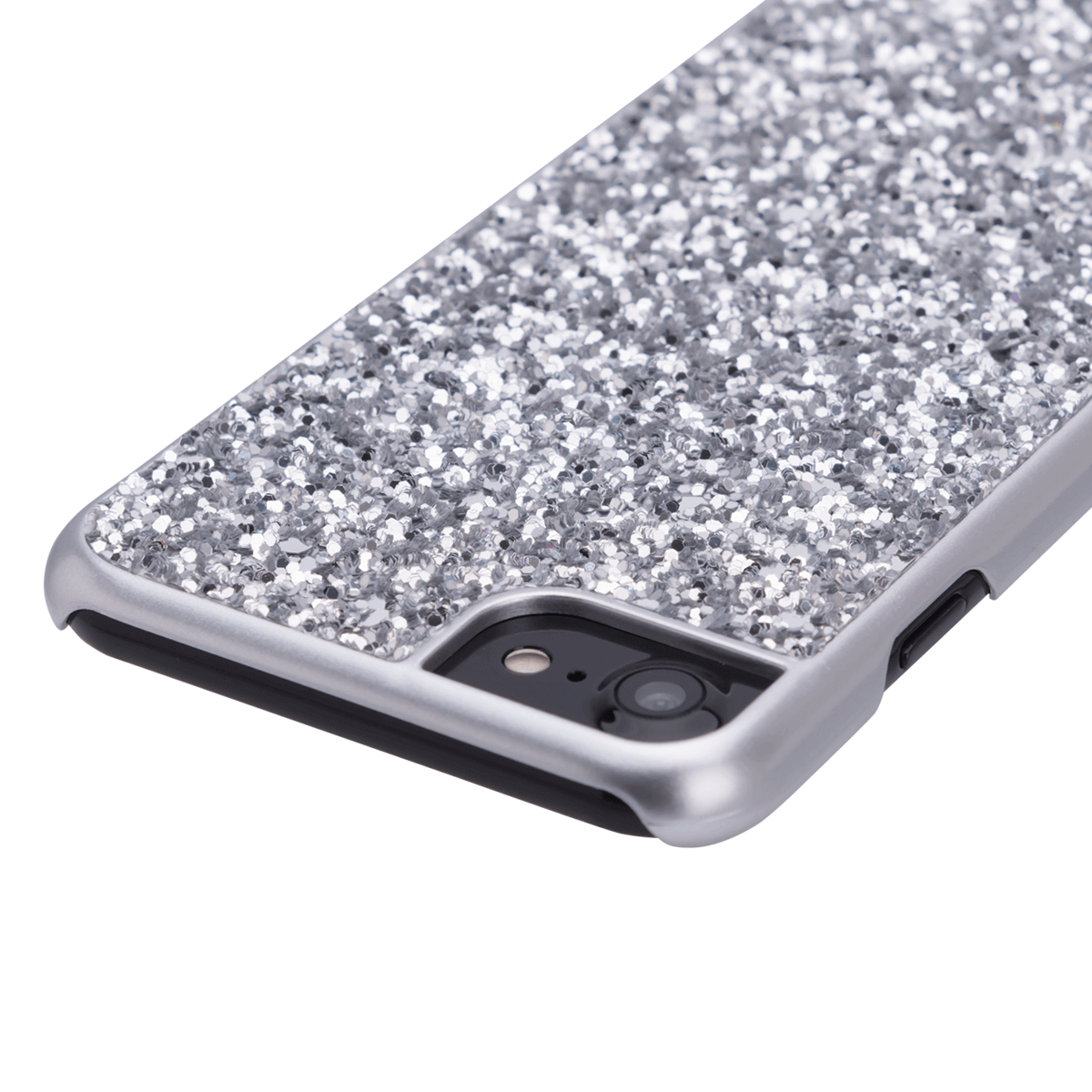 iPhone 7/8 için spada Glitter Gümüş rengi Kapak