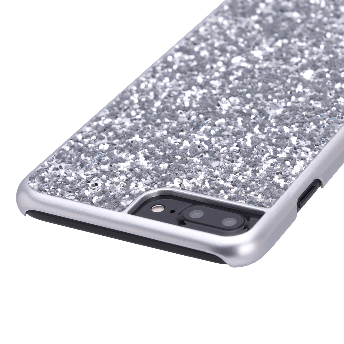 iPhone 7/8 Plus için spada Glitter Gümüş rengi Kapak