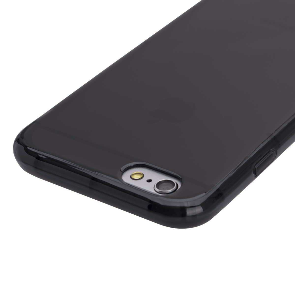 iPhone 6/6S Plus için spada Airbag Parlak Siyah TPU kapak