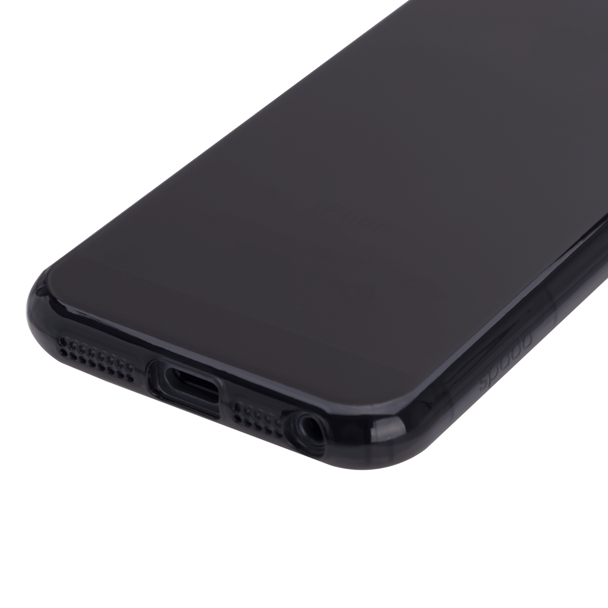 iPhone 5/5S için spada Airbag Parlak Siyah TPU kapak
