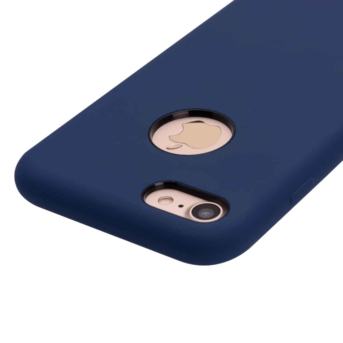 iPhone 7/8 için spada Liquid Silikon Lacivert renkli kapak