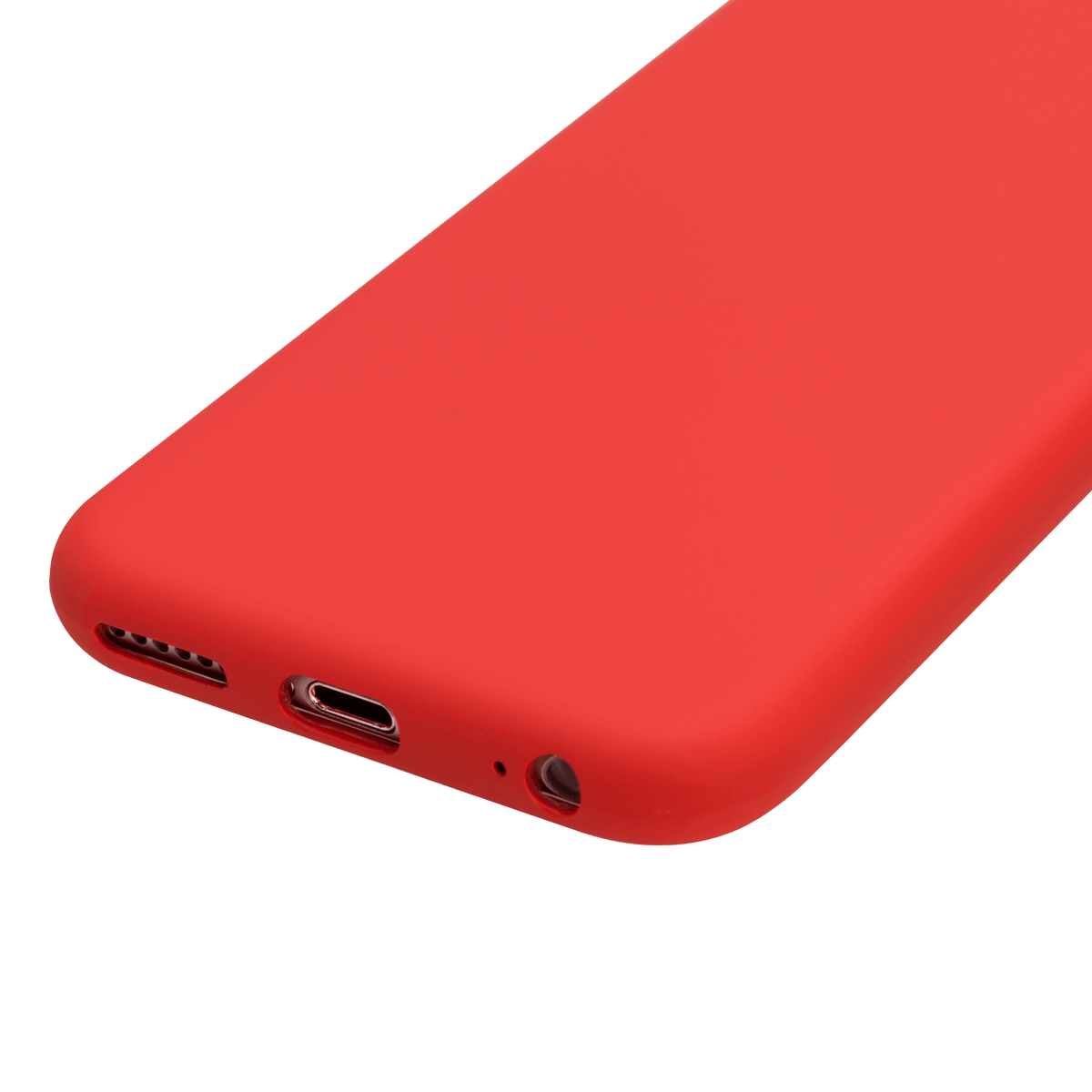 iPhone 6/6S Plus için spada Liquid Silikon Kırmızı renkli kapak