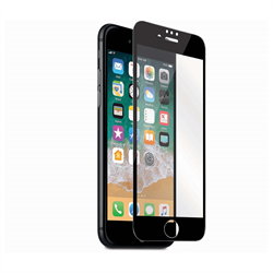 iPhone 7/8 için icover Tam Kaplayan Siyah Ekran Koruma Camı